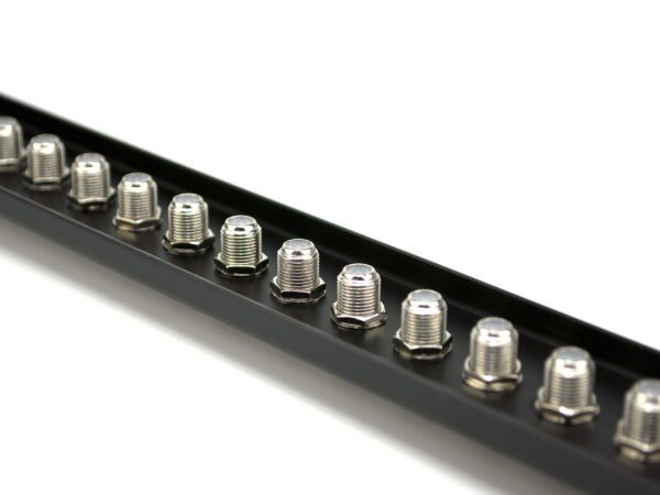 F connector panel