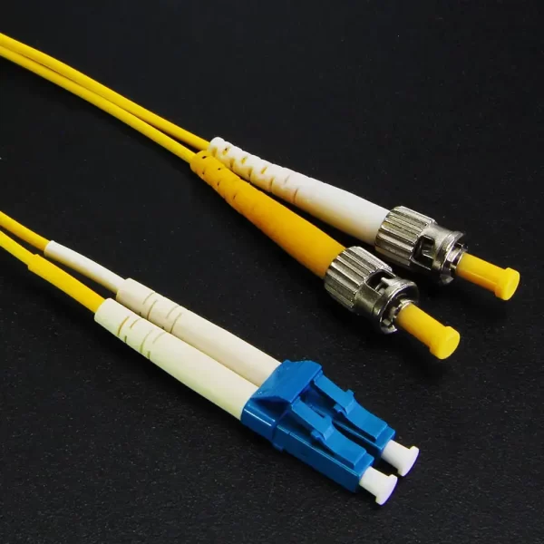 LC/ST Single-Mode Duplex Fiber Cable